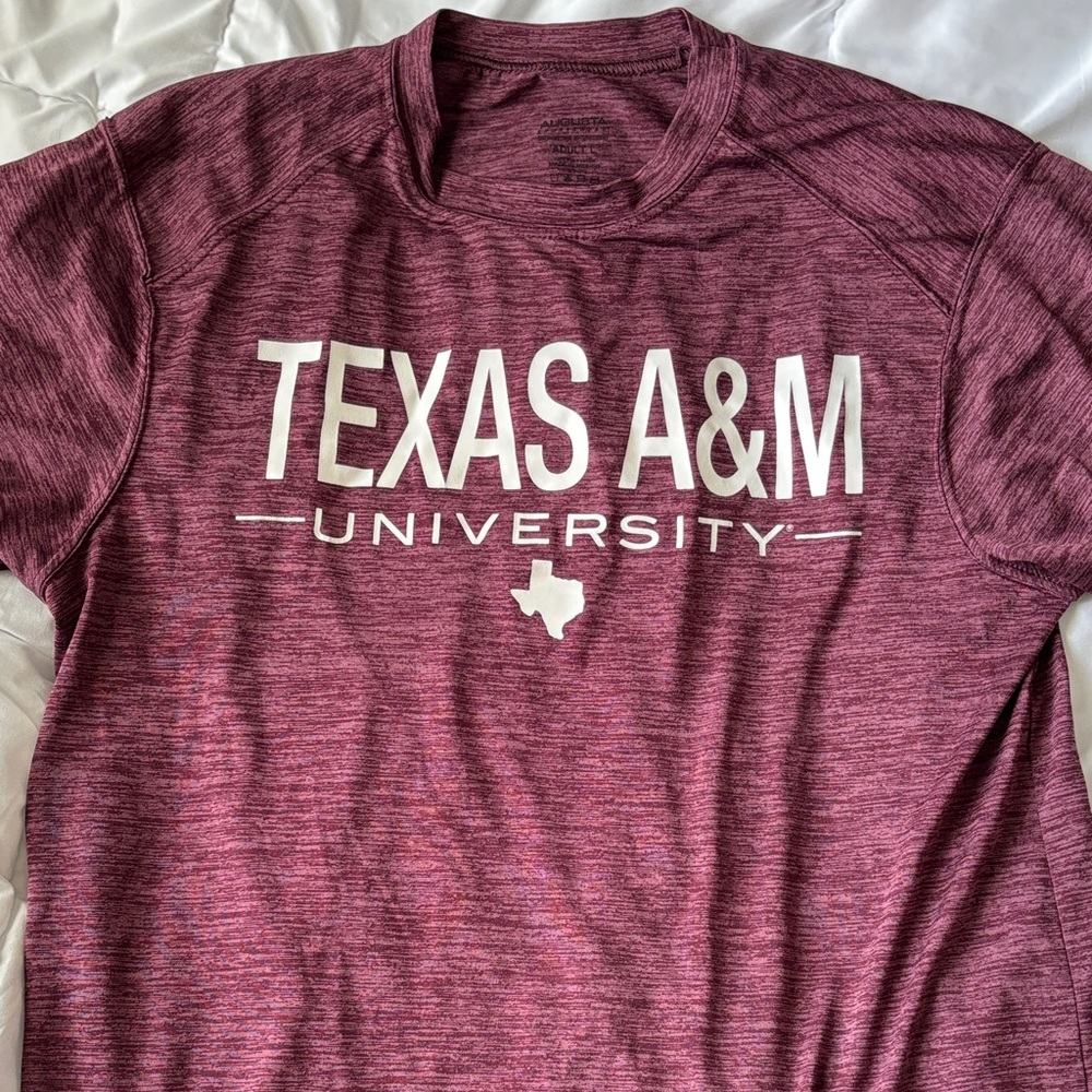 Augusta Sportswear Heathered Maroon Shirt